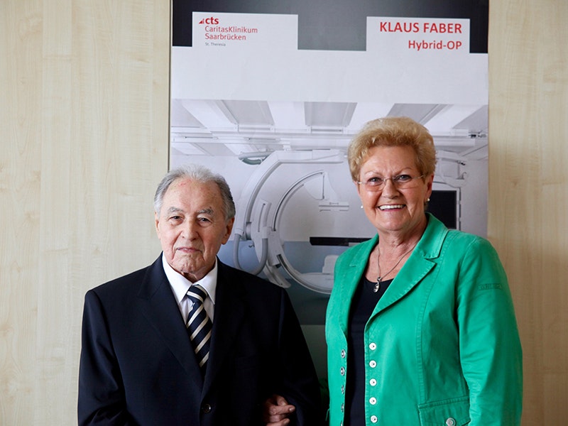 Klaus Faber Foundation enables construction of a hybrid operating theatre at the CaritasKlinikum