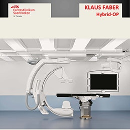 Klaus Faber Stiftung ermöglicht Bau eines Hybrid-OPs am CaritasKlinikum Saarbrücken St. Theresia.